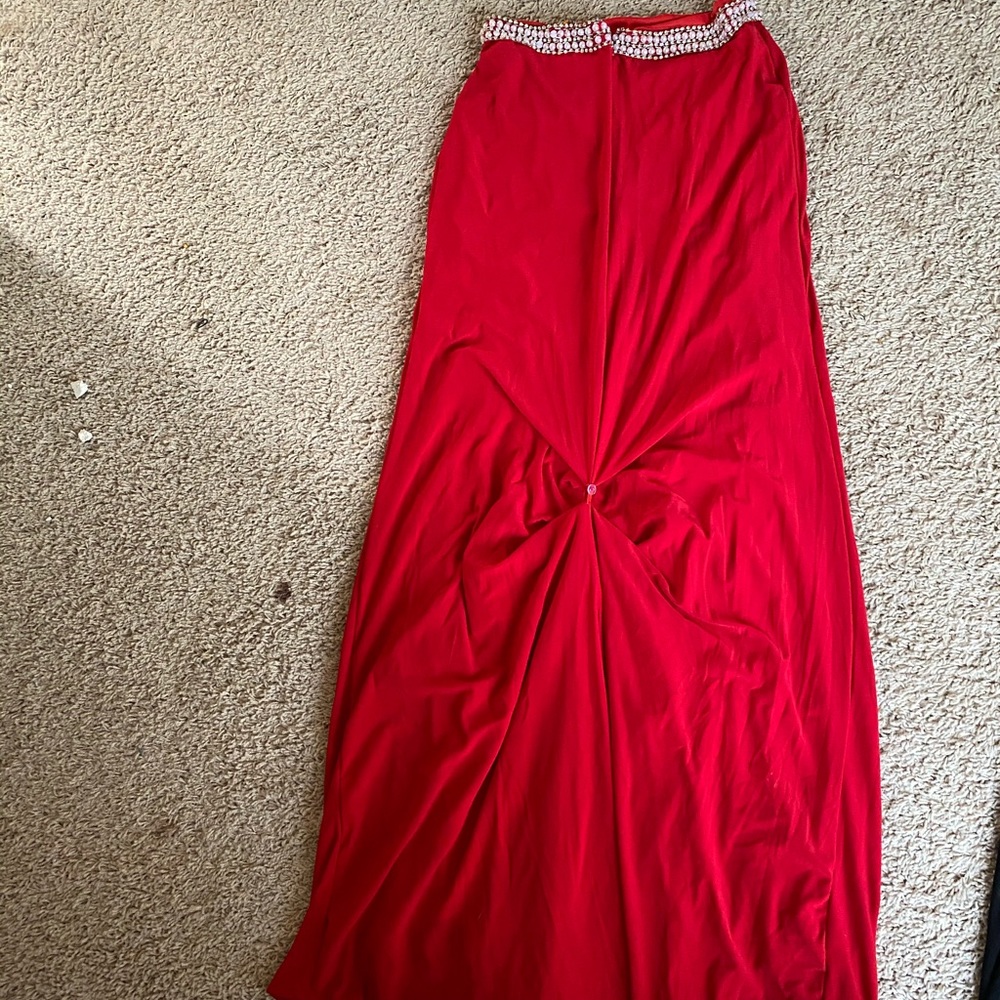 Red prom dress